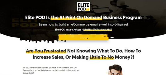 Jesse Anselm – Elite POD Course + Playbook